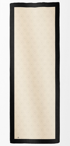 SERAY Seidenschal 180/65 schwarz/creme