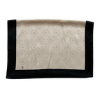 SERAY Seidenschal 180/65 schwarz/creme