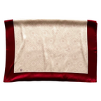 SERAY Seidenschal 180/65 rot/creme